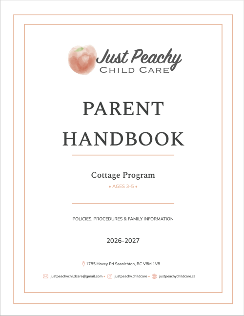 Just Peachy Child Care Parent Handbook 2026-2027